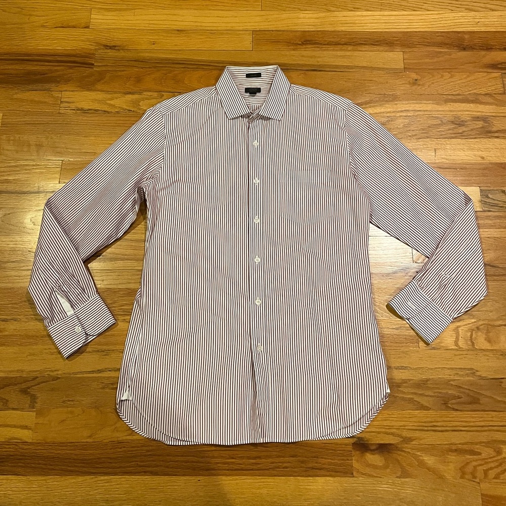 J. CREW 120s 2-ply Ludlow Button Down Shirt M